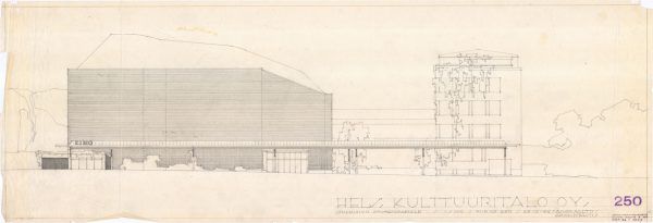 Architectural drawings of the House of Culture – Alvar Aalto Shop